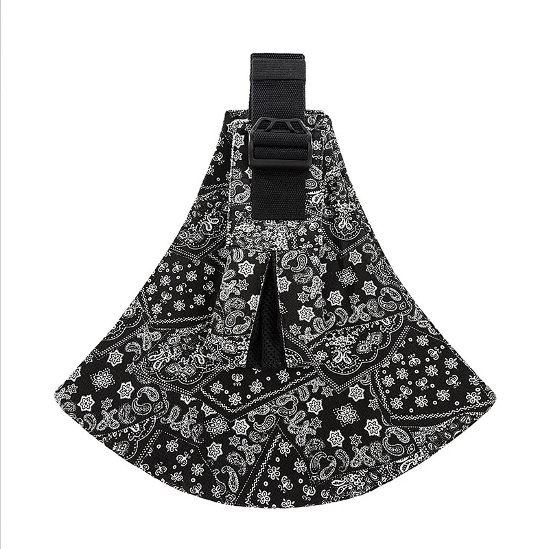 Baby Going Out Safety Wide Shoulder Strap Carrier Retro Pattern Portable Front Hug Type Back Baby Out for the Baby Waist Stool